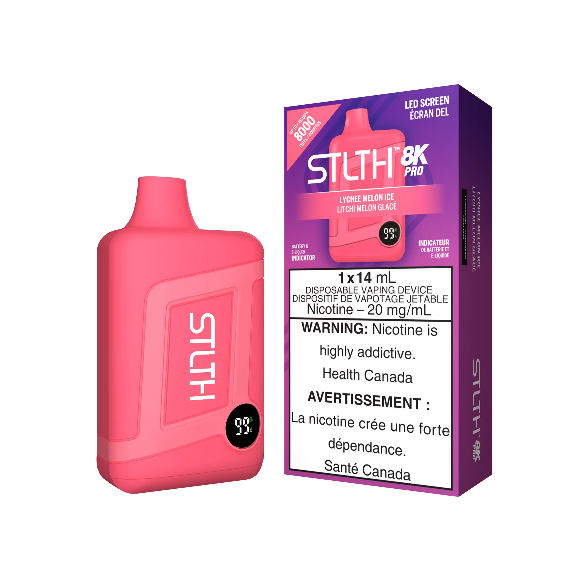 Lychee Melon Ice Stlth 8K Pro - Disposable Vape