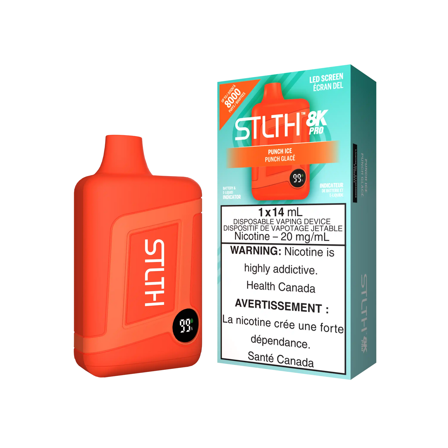 Punch Ice Stlth 8K Pro - Disposable Vape
