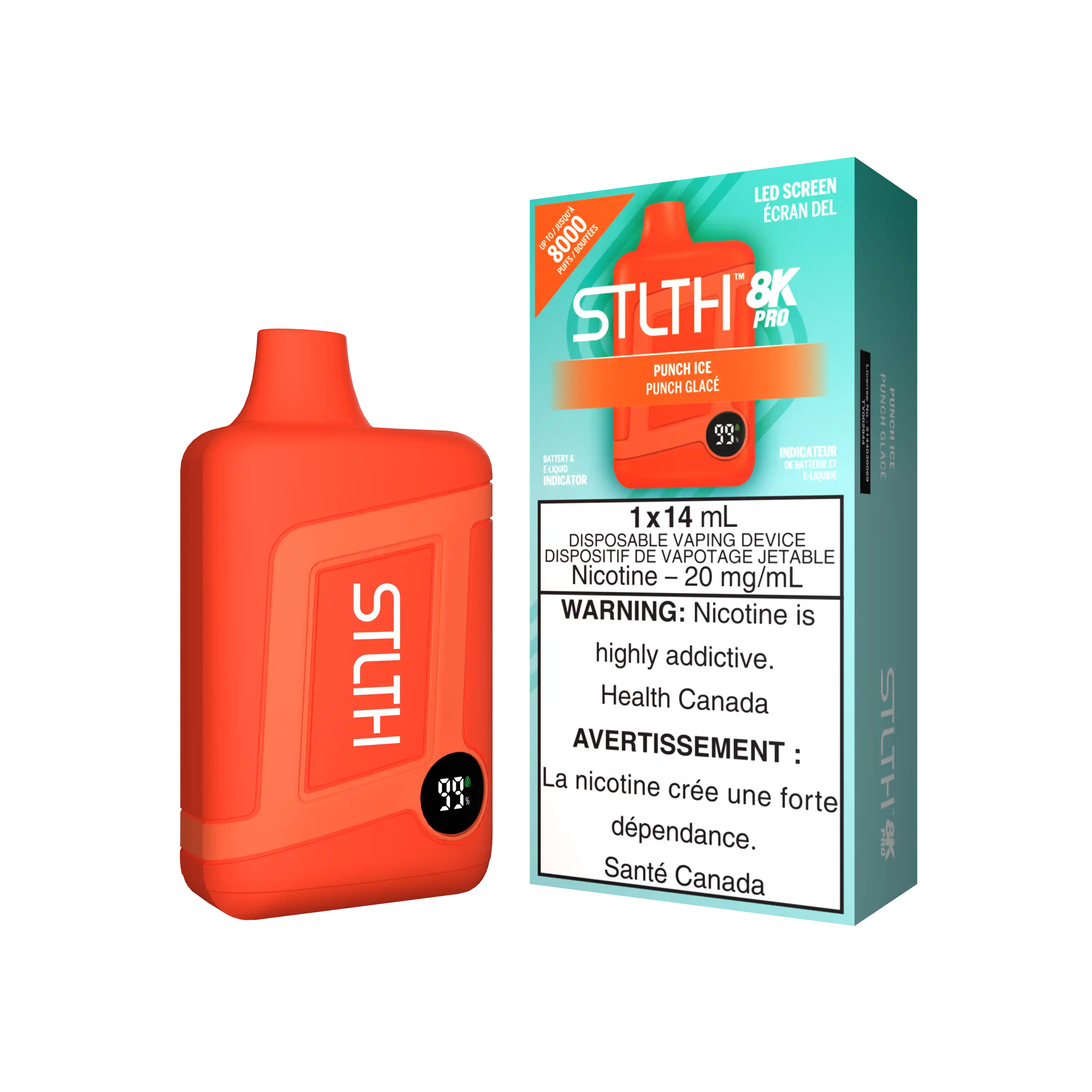 Punch Ice Stlth 8K Pro - Disposable Vape by STLTH