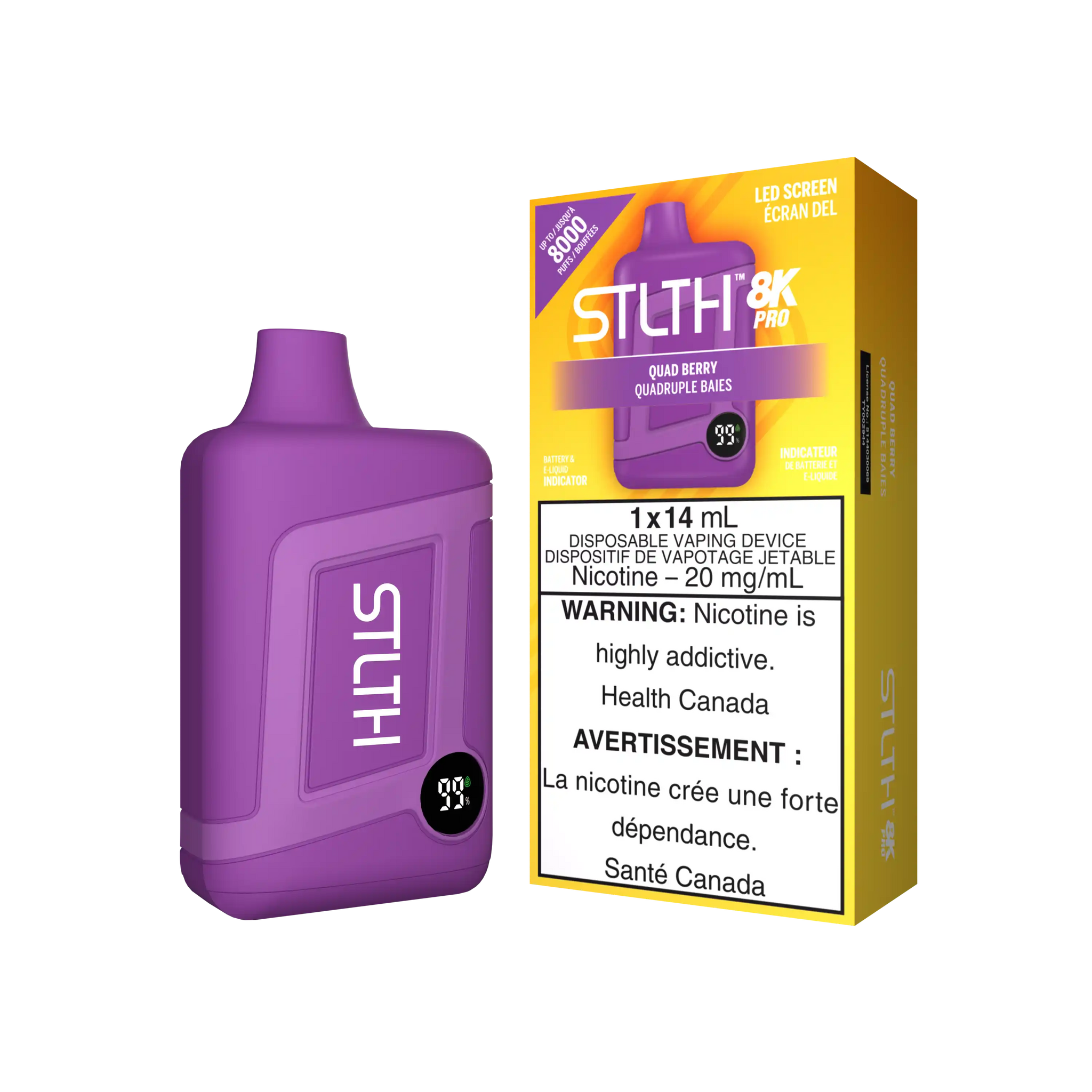 Quad Berry Stlth 8K Pro - Disposable Vape