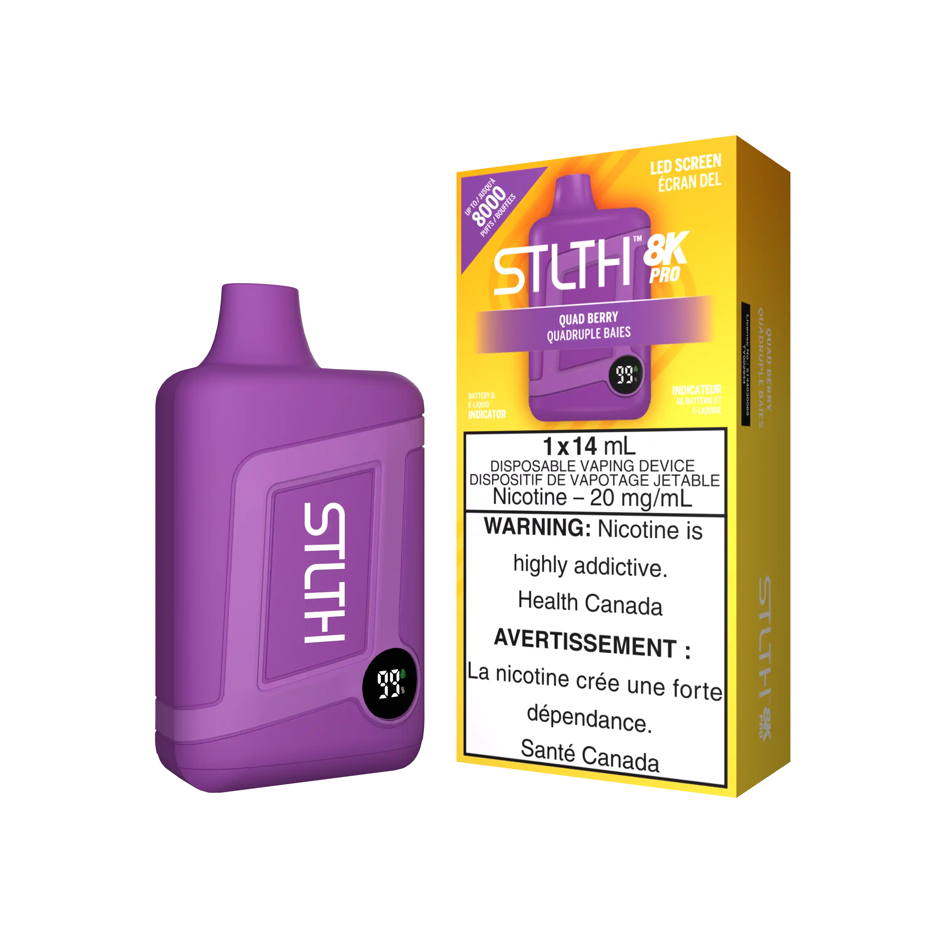 Quad Berry Stlth 8K Pro - Disposable Vape