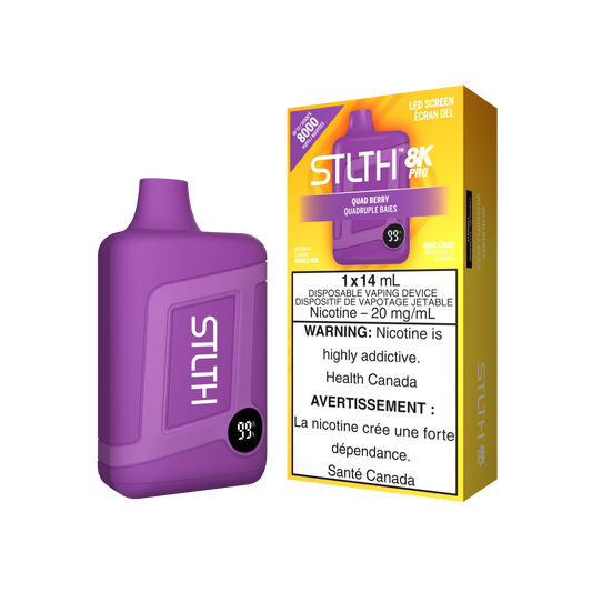 Quad Berry Stlth 8K Pro - Disposable Vape by STLTH