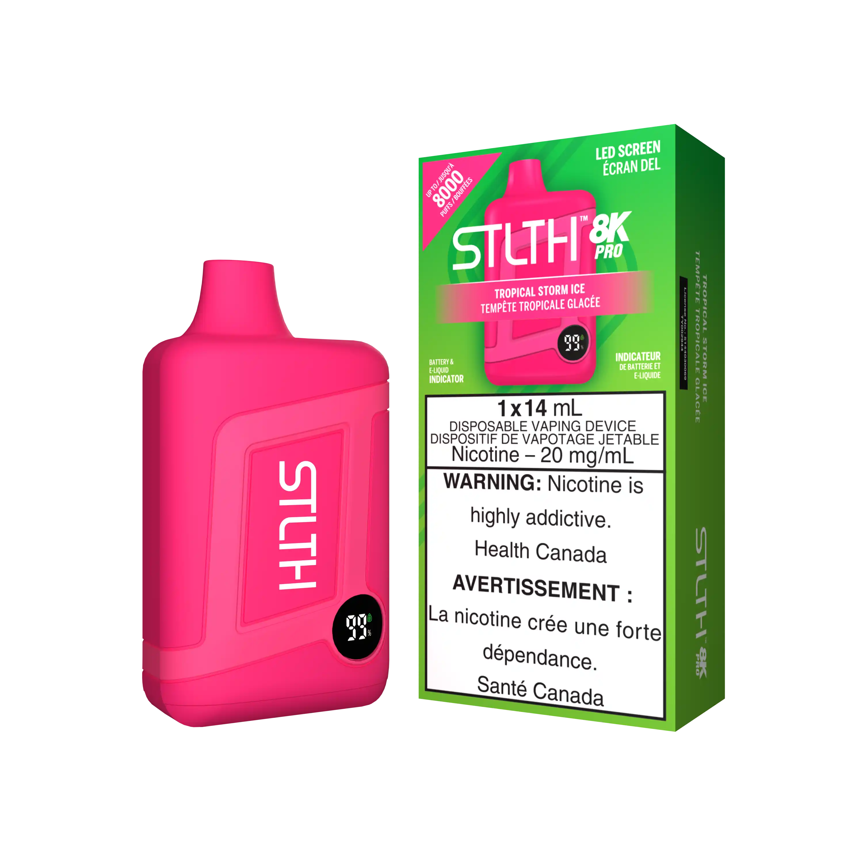 Tropical Storm Ice Stlth 8K Pro - Disposable Vape