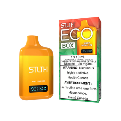 Juicy Peach Ice Stlth Eco Box - Disposable