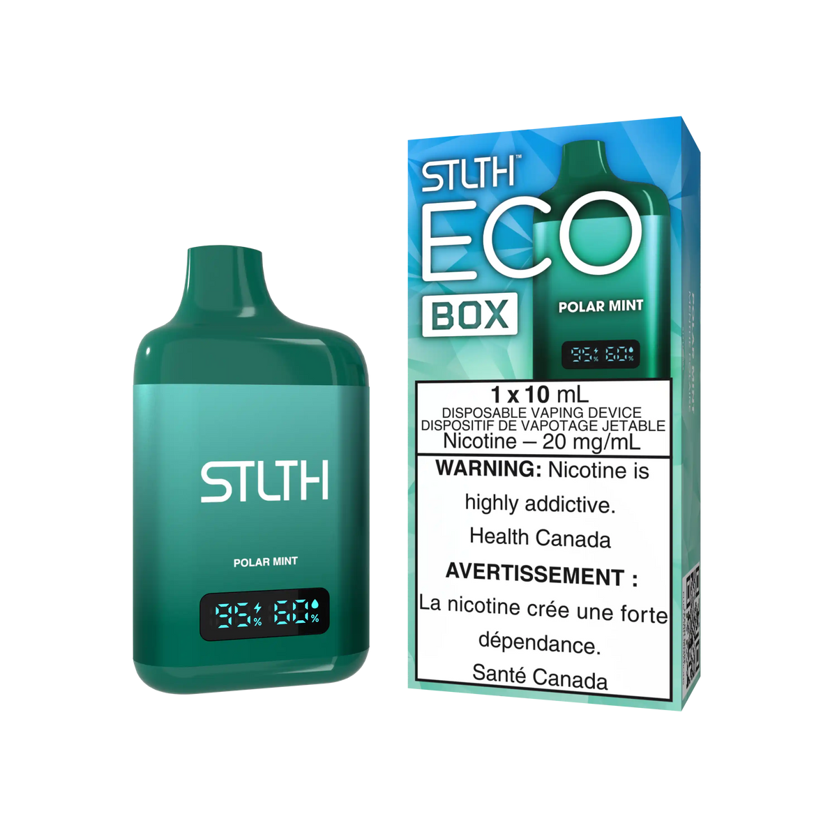 Polar Mint Stlth Eco Box - Disposable by STLTH
