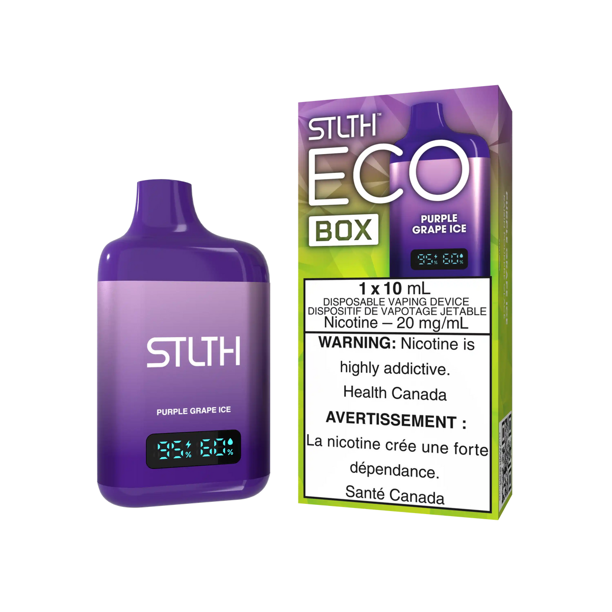 Purple Grape Ice Stlth Eco Box - Disposable by STLTH