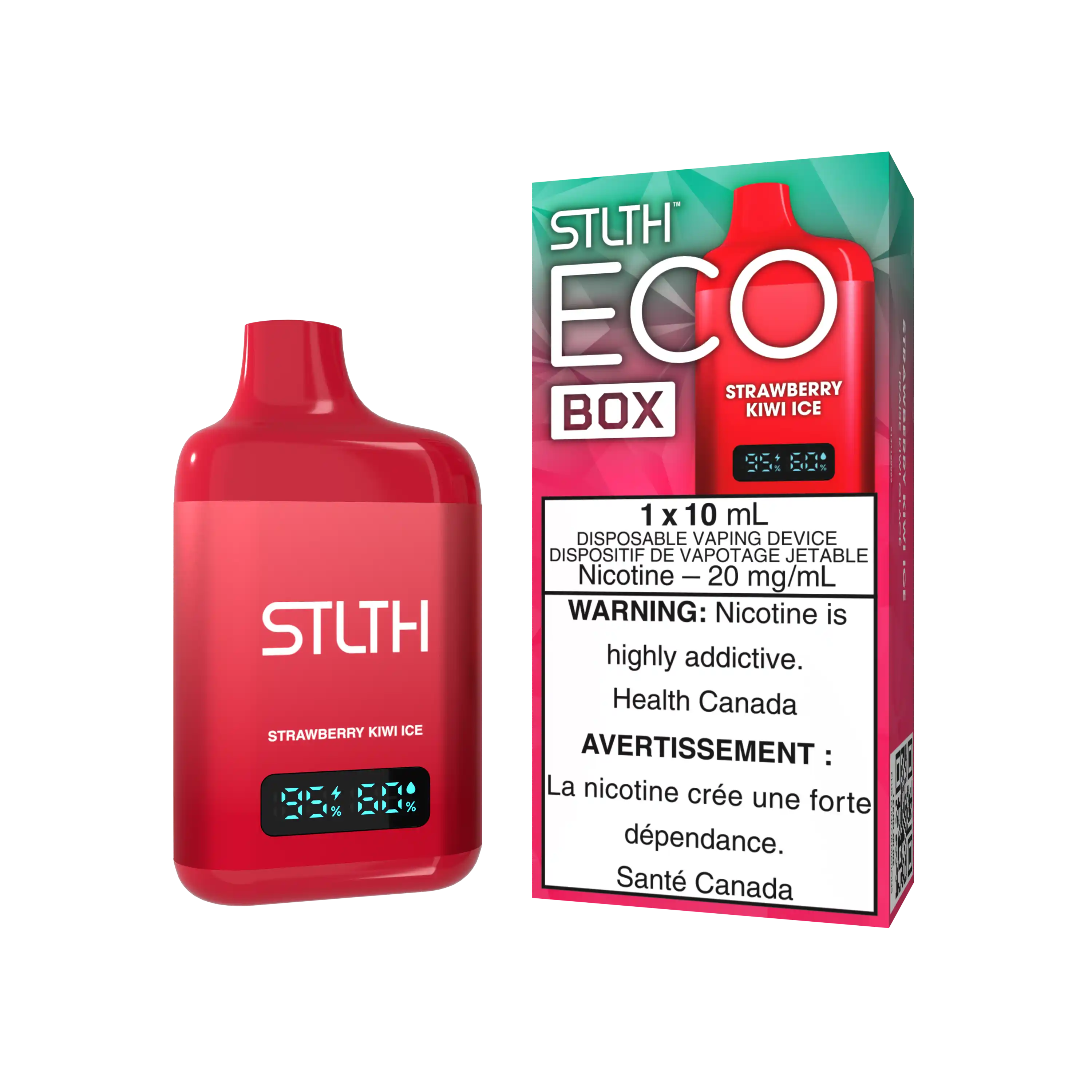 Strawberry Kiwi Ice Stlth Eco Box - Disposable by STLTH