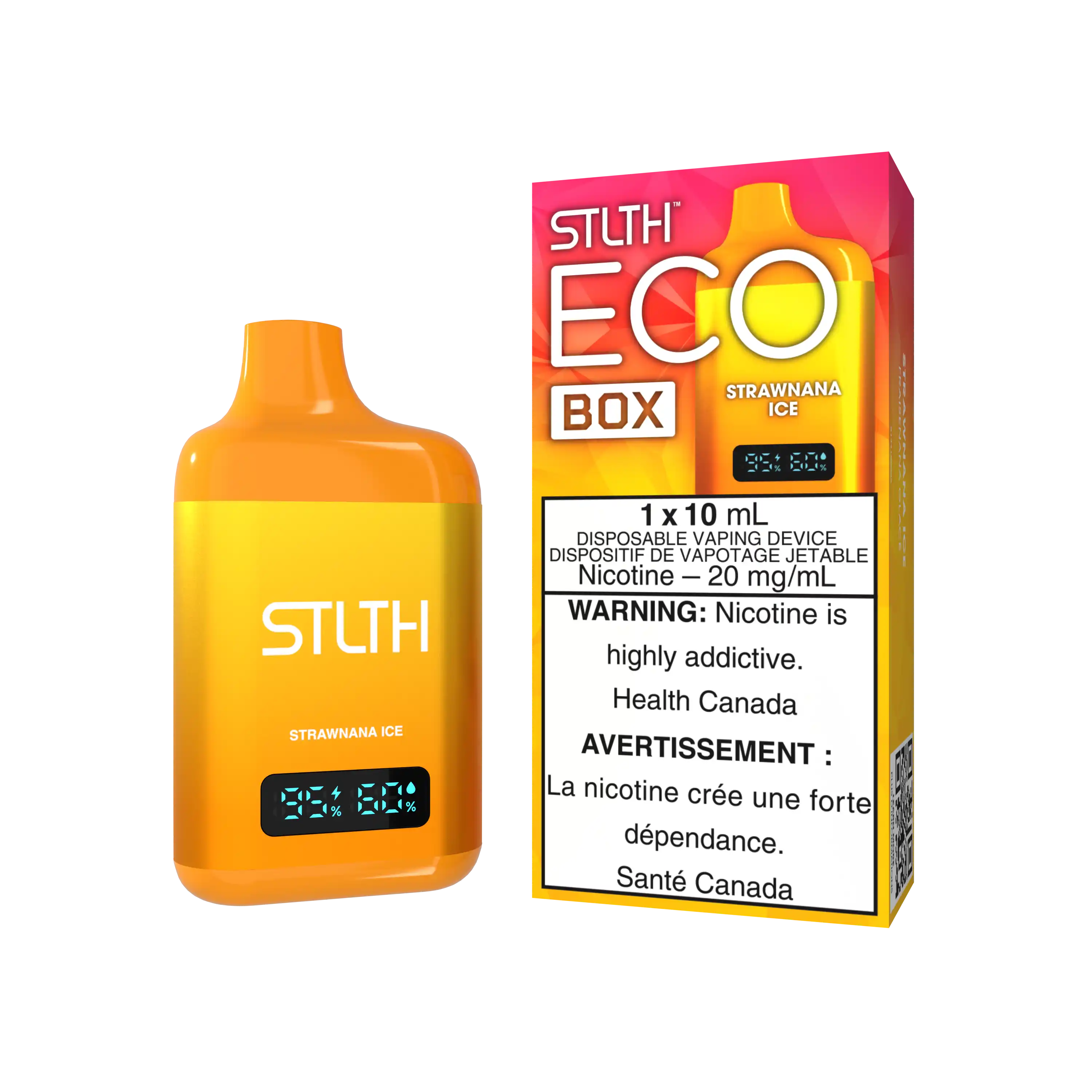 Strawnana Ice Stlth Eco Box - Disposable by STLTH
