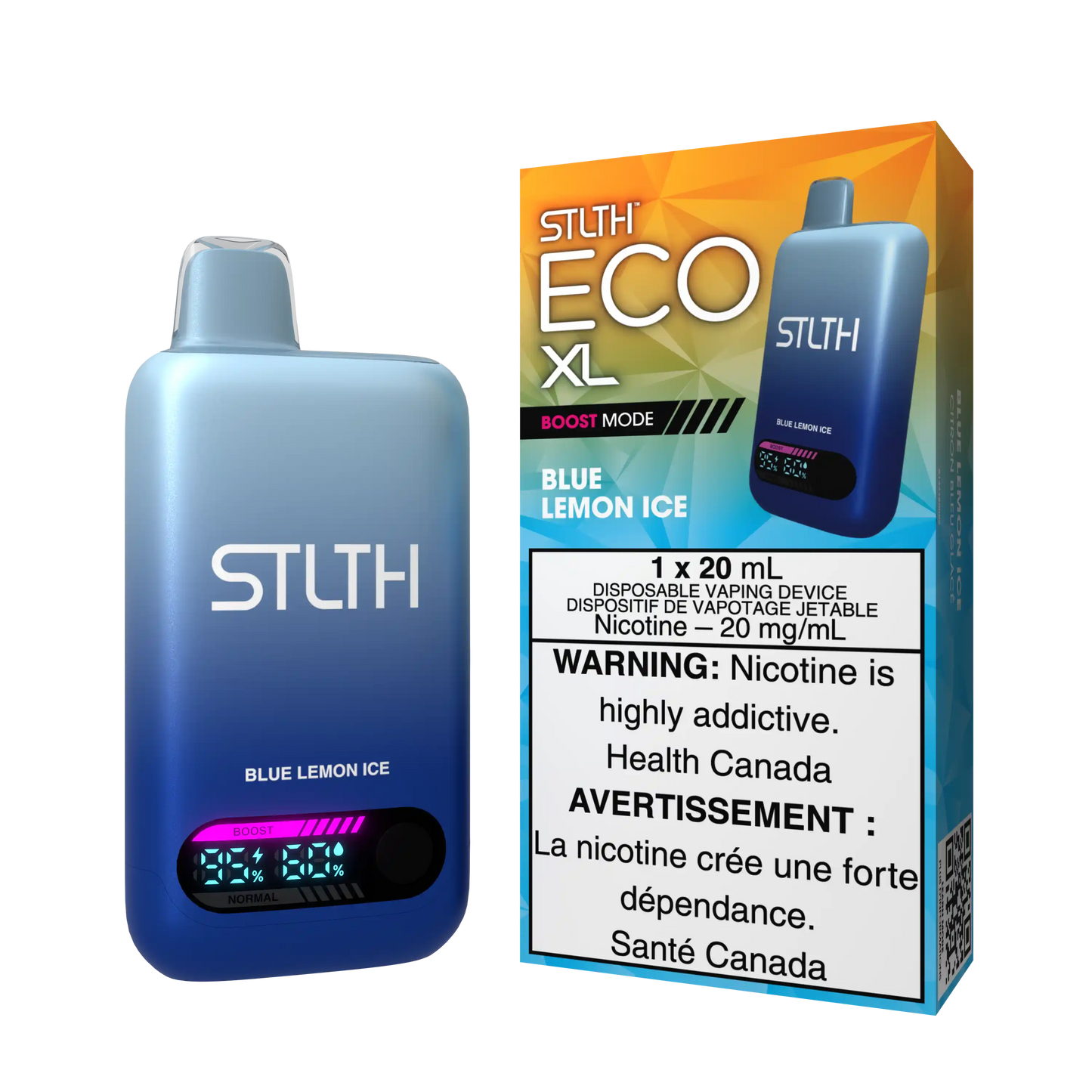 Blue Lemon Ice Stlth Eco XL - Disposable 60K