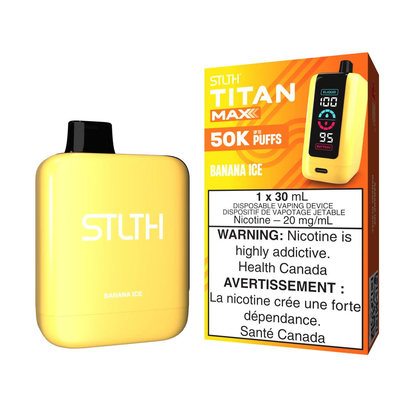 Banana Ice Stlth Titan Max - Disposable 50K