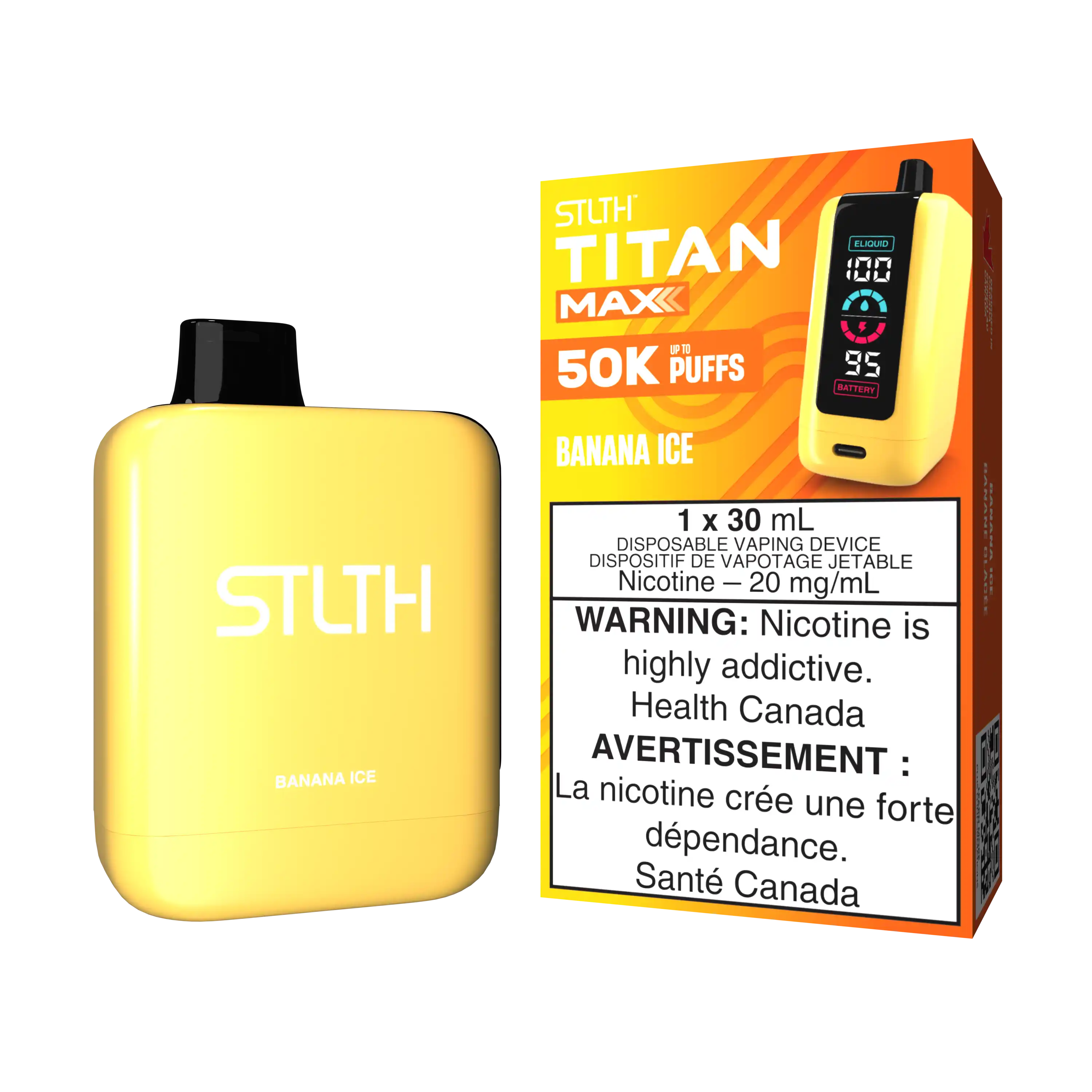 Banana Ice Stlth Titan Max - Disposable 50K