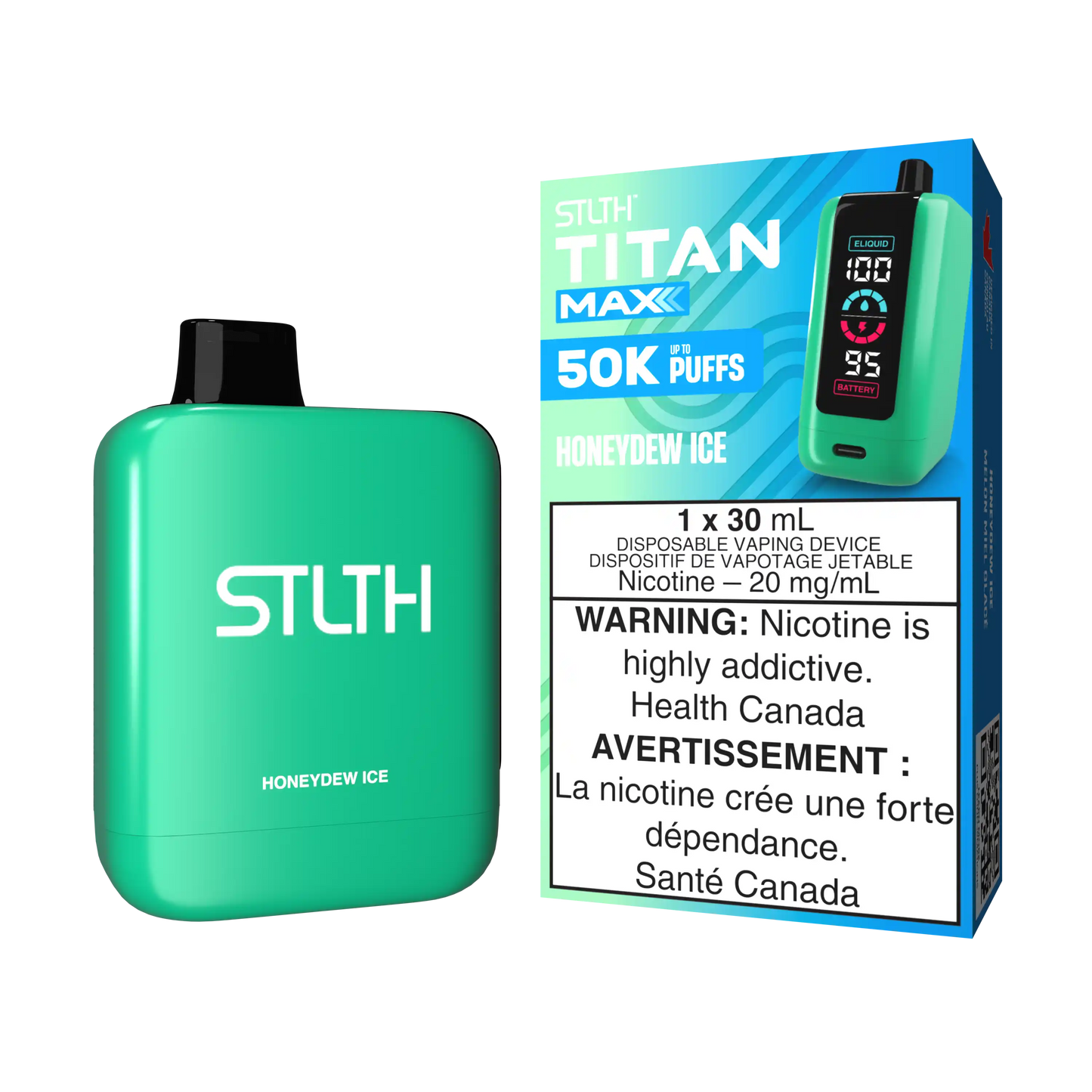 Honeydew Ice Stlth Titan Max - Disposable 50K