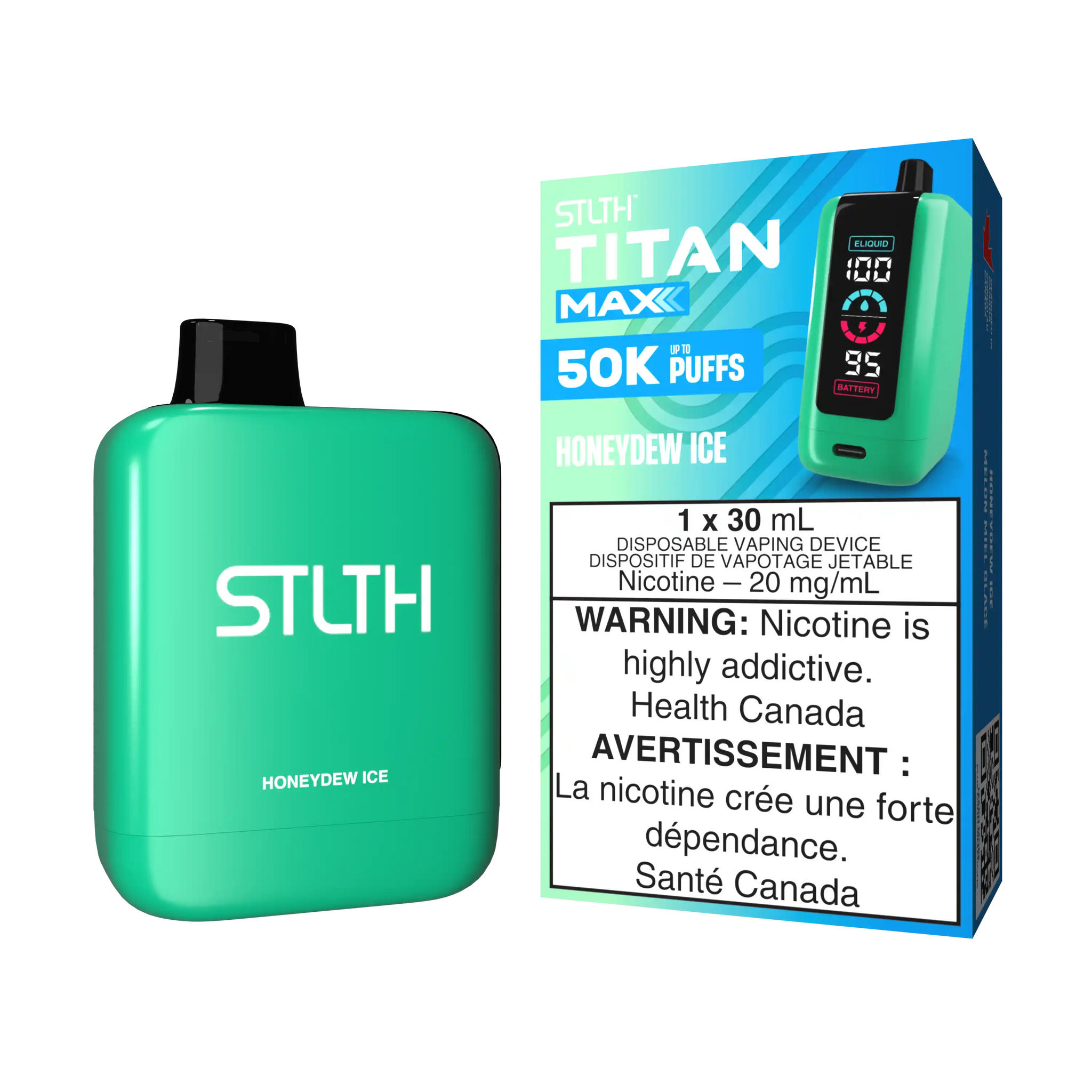 Honeydew Ice Stlth Titan Max - Disposable 50K