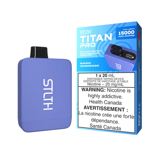 Blue Razz Stlth Titan Pro - Disposable 15K