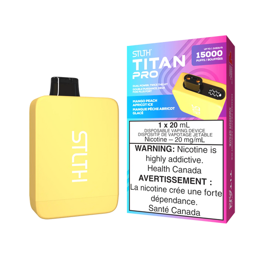 Mango Peach Apricot Ice Stlth Titan Pro - Disposable 15K