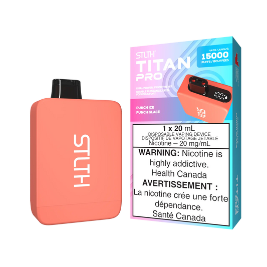 Punch Ice Stlth Titan Pro - Disposable 15K