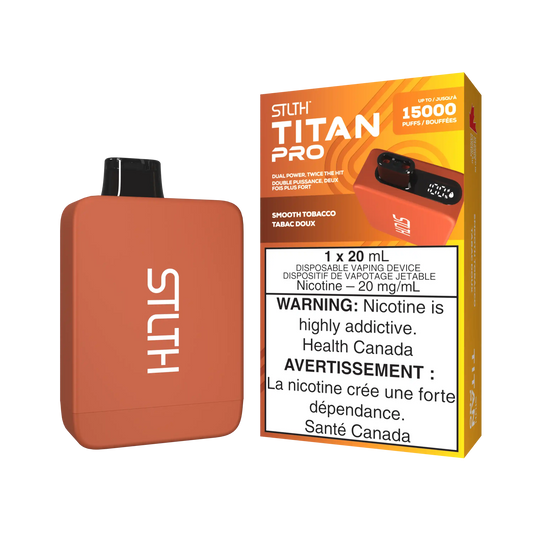 Smooth Tobacco Stlth Titan Pro - Disposable 15K