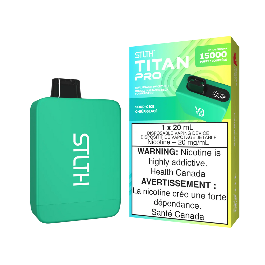 Sour-C Ice Stlth Titan Pro - Disposable 15K