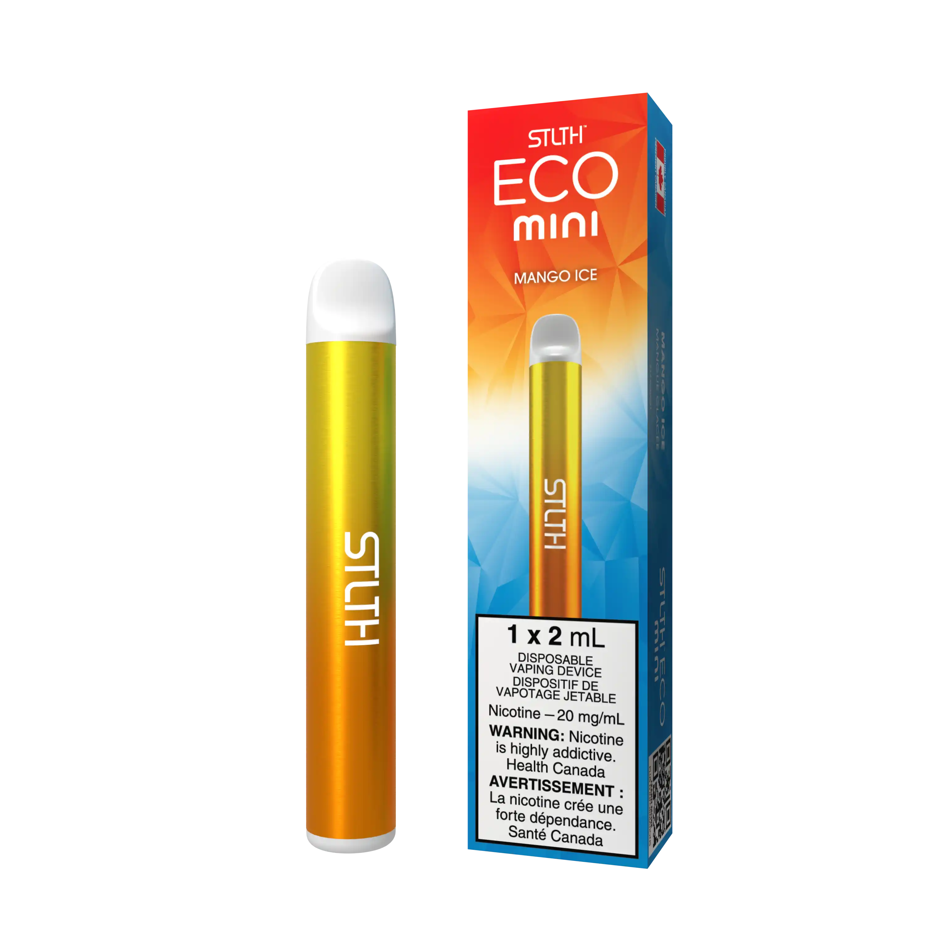 Mango Ice Stlth Eco Mini - Disposable Vape – 20mg by STLTH