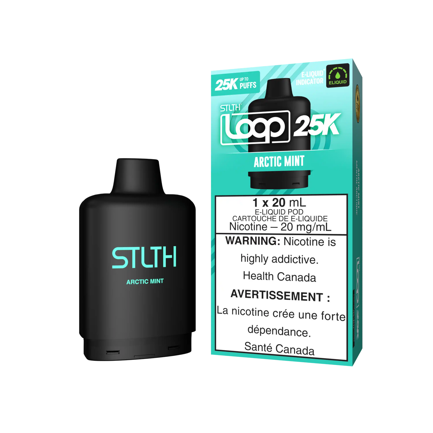 Arctic Mint Stlth Loop 25K Pod