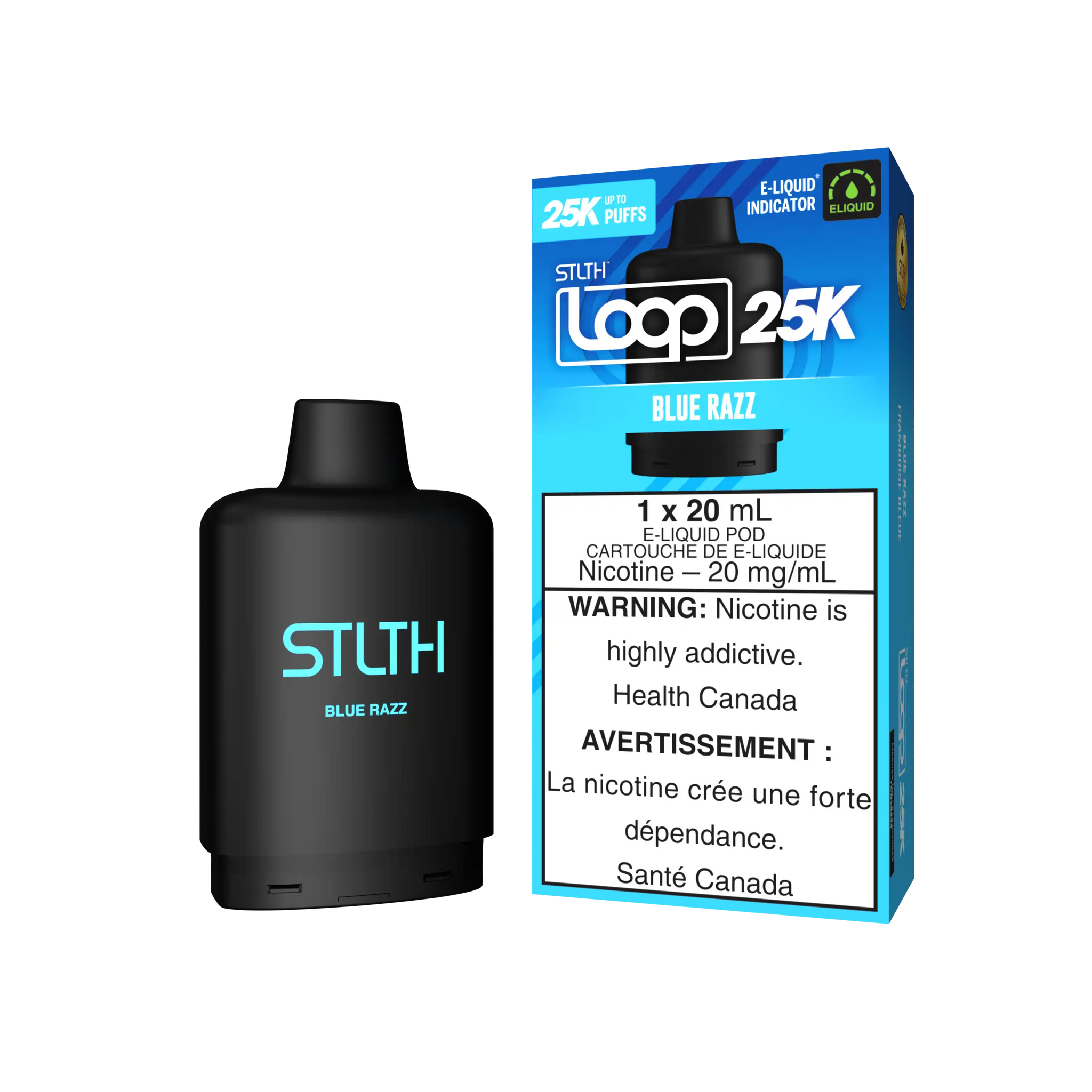 Blue Razz Stlth Loop 25K Pod