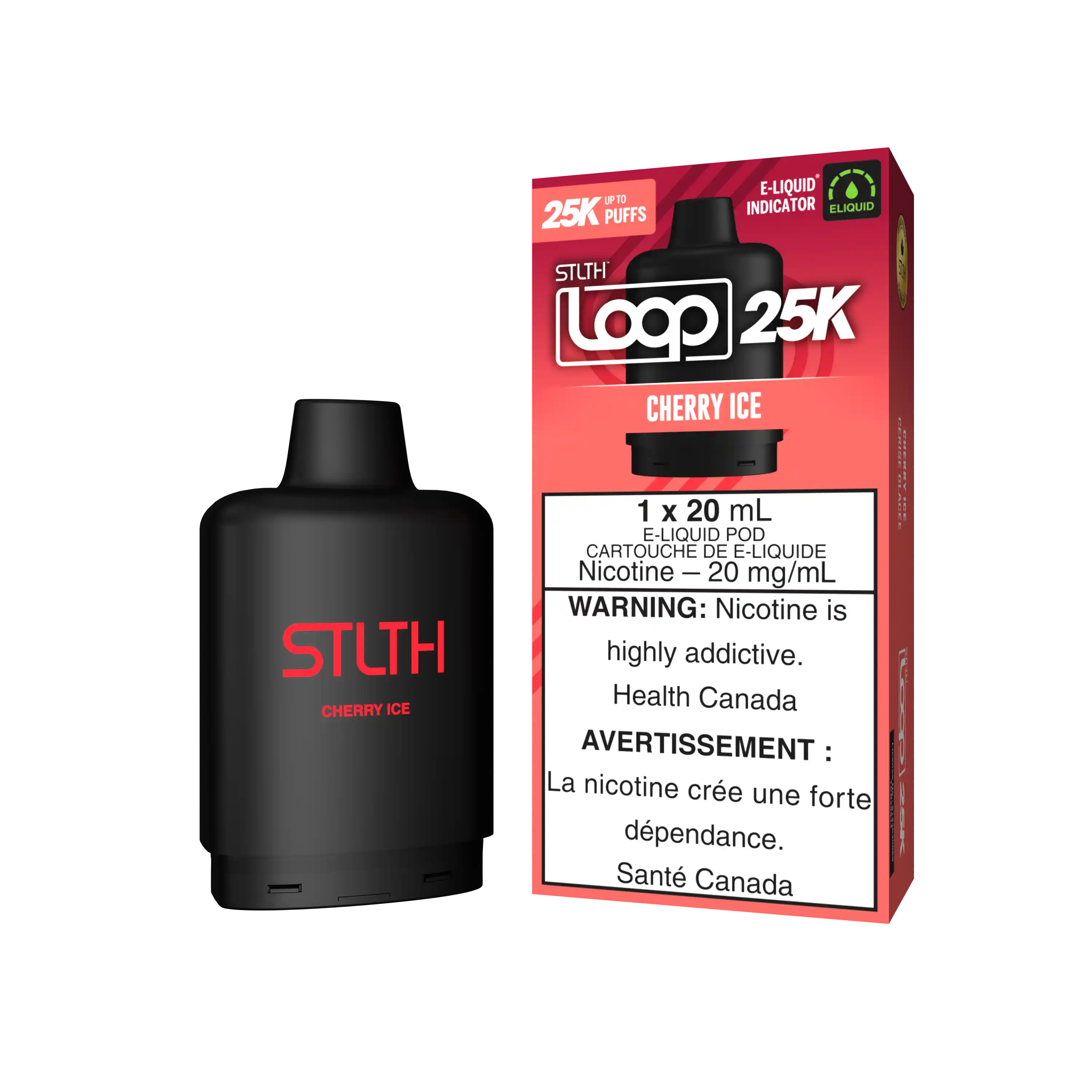 Cherry Ice Stlth Loop 25K Pod