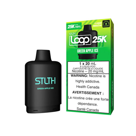 Green Apple Ice Stlth Loop 25K Pod