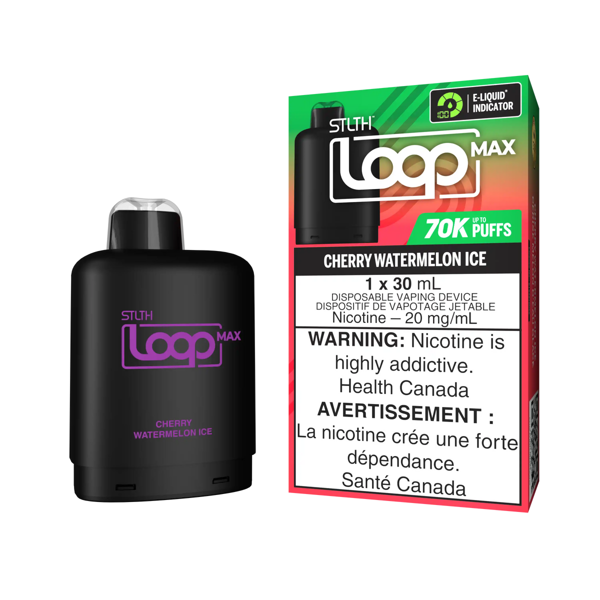 Cherry Watermelon Ice Stlth Loop Max 70K Pod