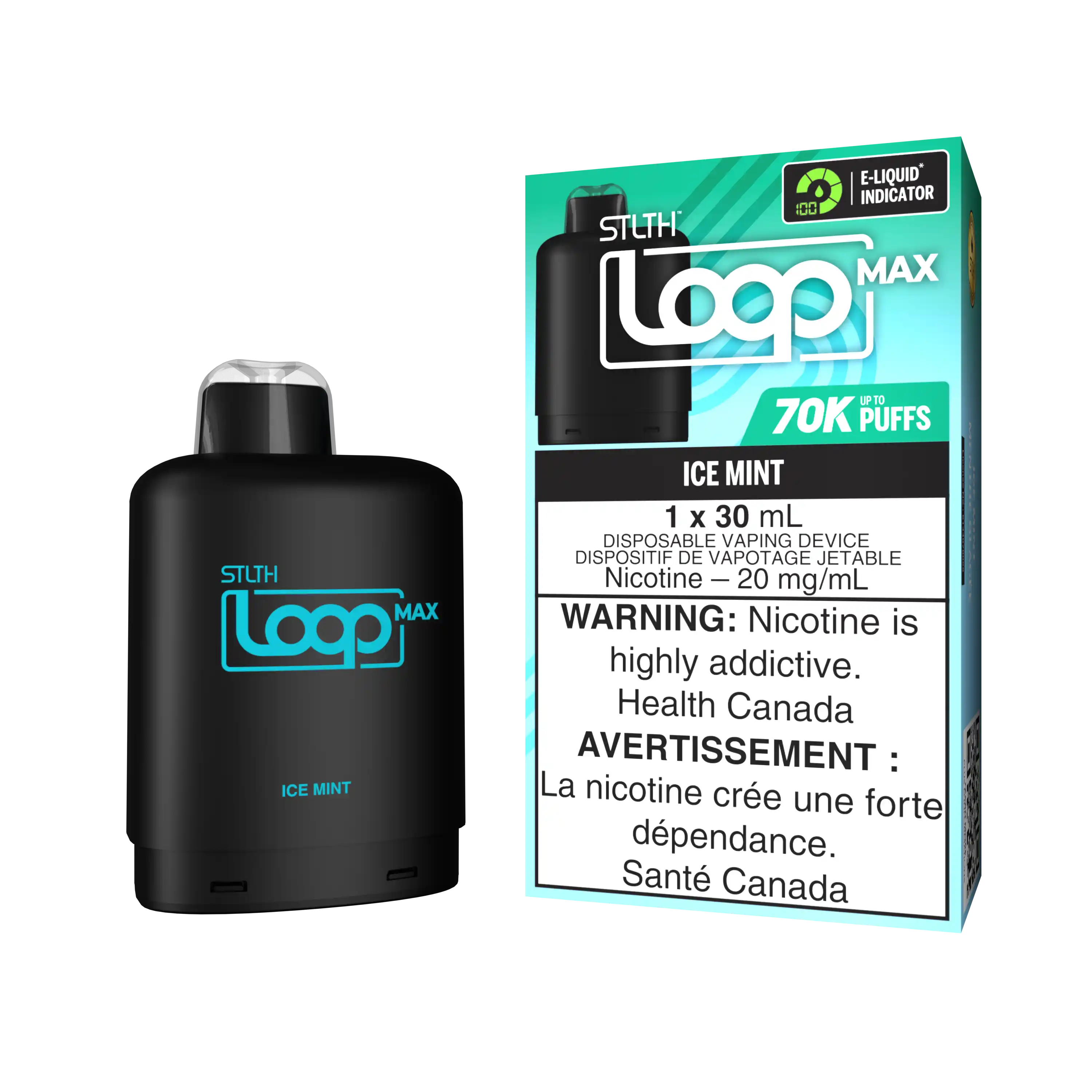 Ice Mint Stlth Loop Max 70K Pod