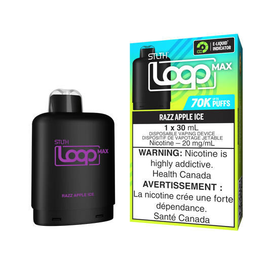 Razz Apple Ice Stlth Loop Max 70K Pod