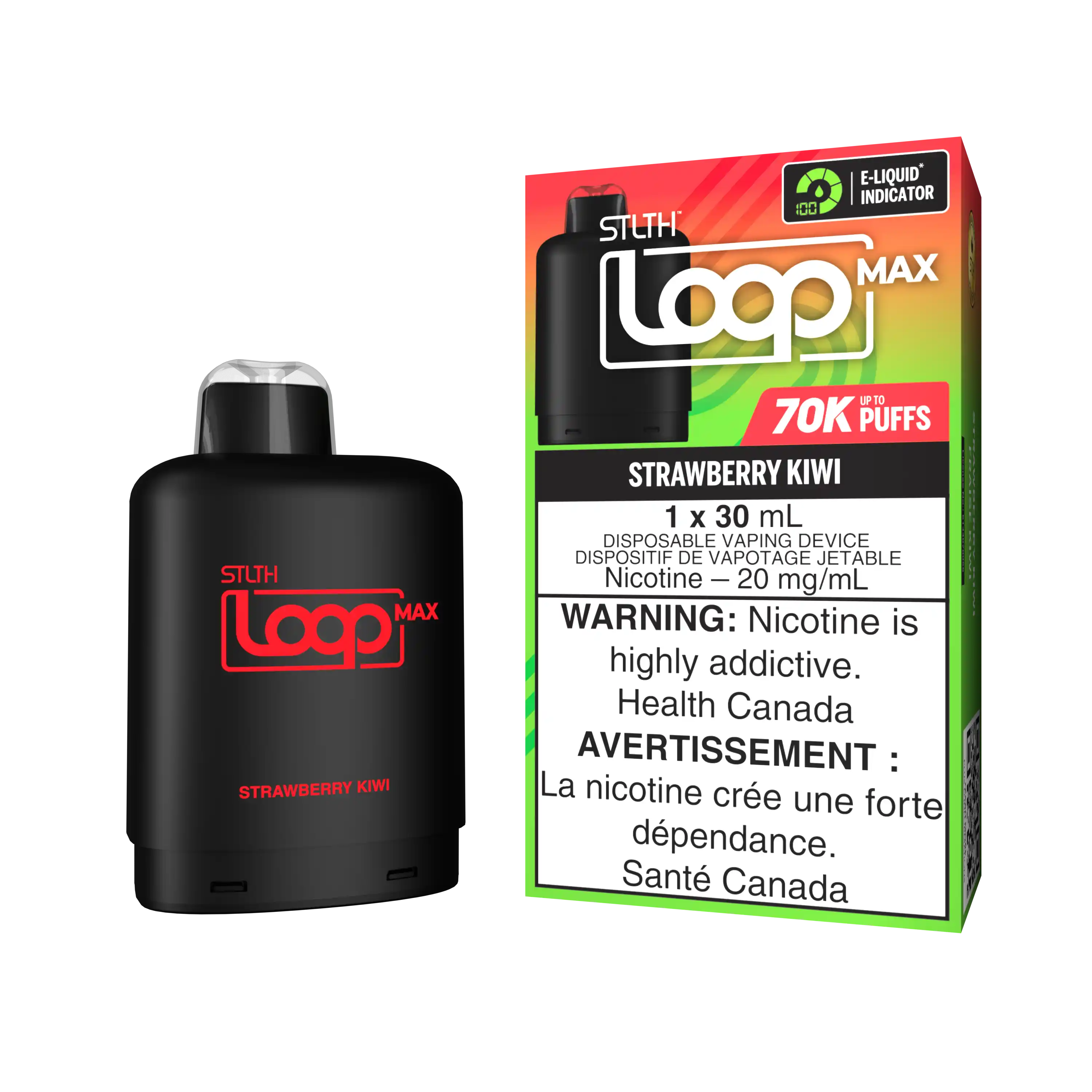 Strawberry Kiwi Stlth Loop Max 70K Pod