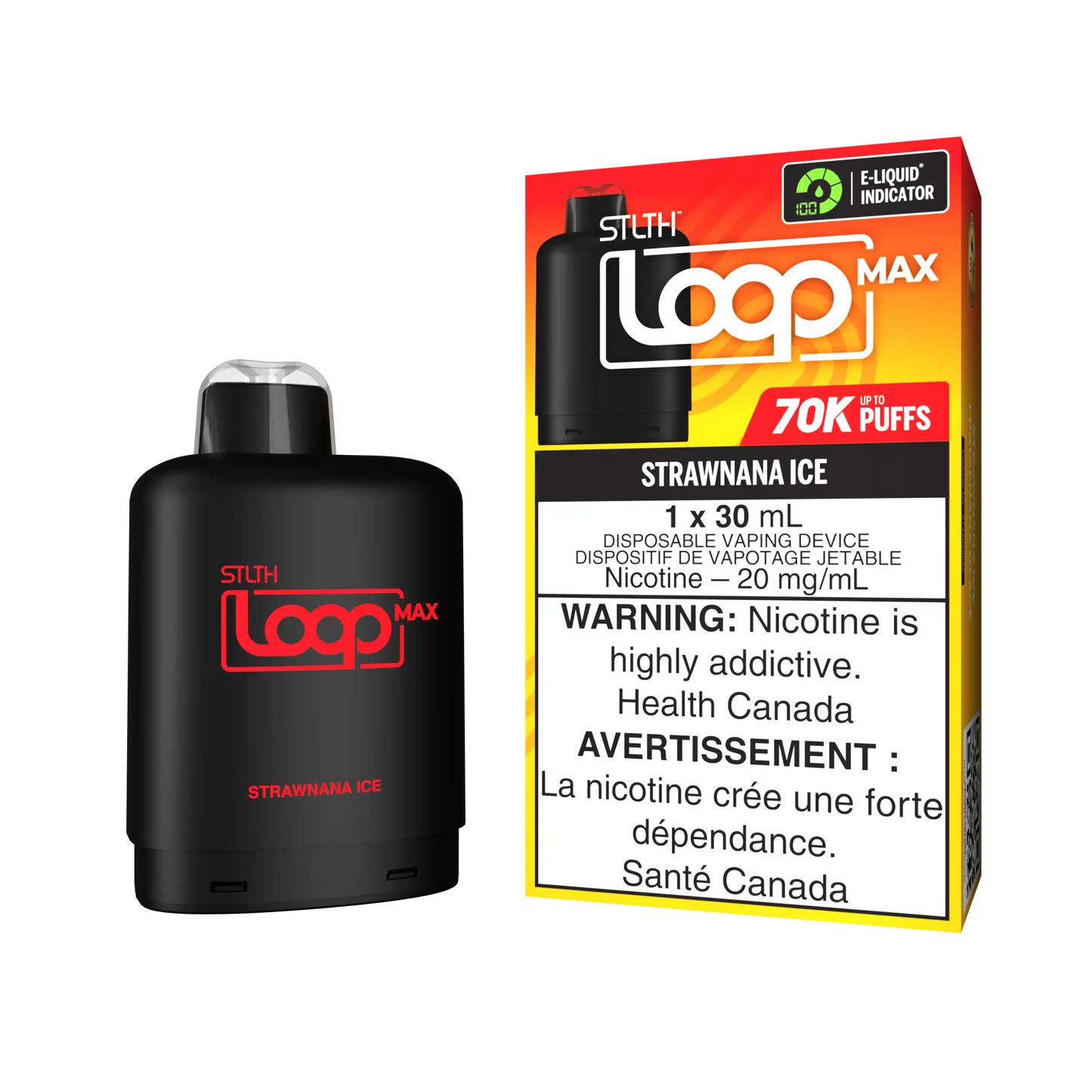 Strawnana Ice Stlth Loop Max 70K Pod