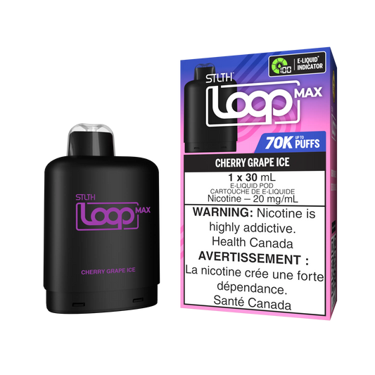 Cherry Grape Ice Stlth Loop Max 70K Pod by STLTH LOOP MAX