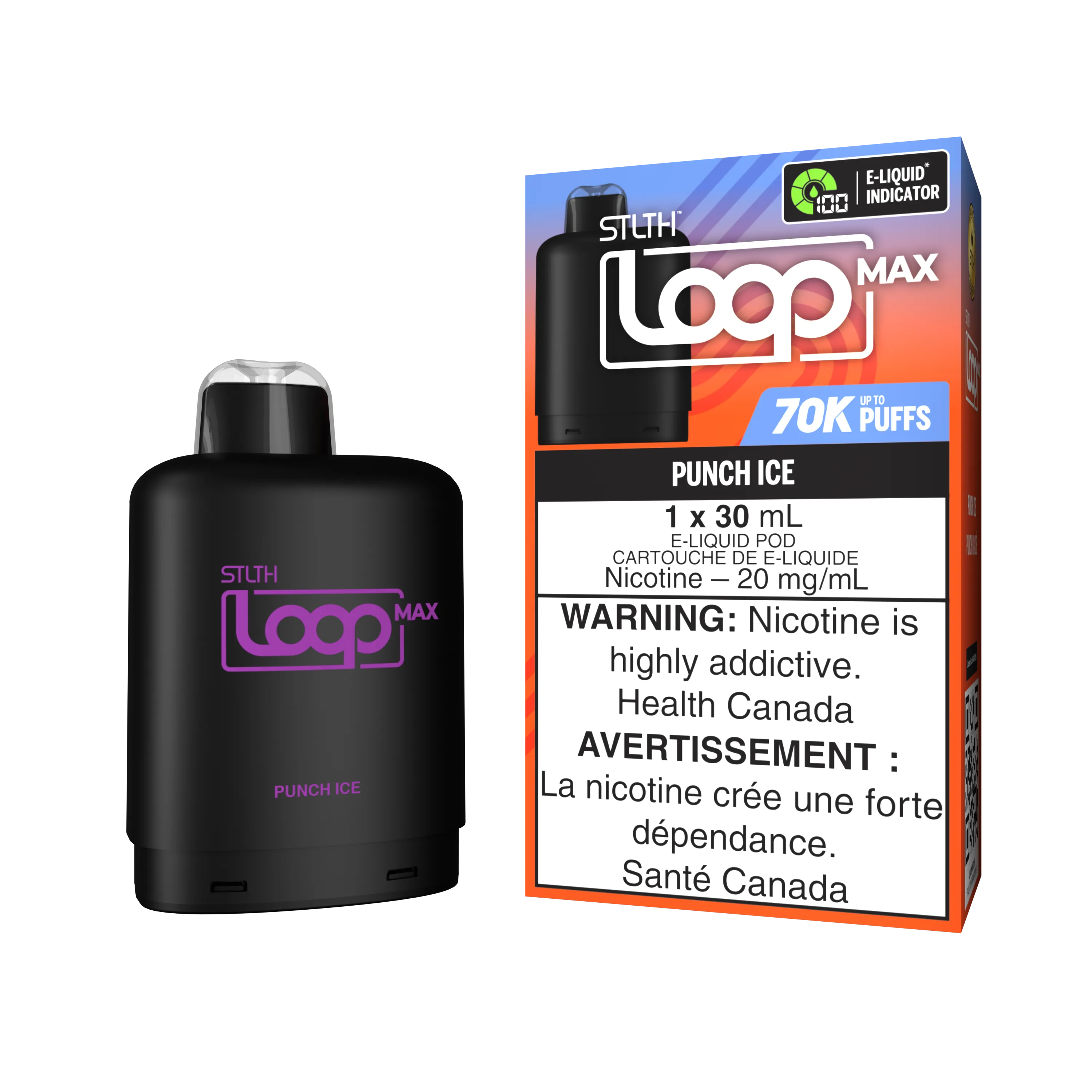 Punch Ice Stlth Loop Max 70K Pod by STLTH LOOP MAX