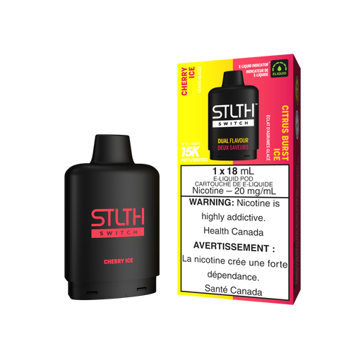 Stlth Switch - Pods (PROVINCIAL) (15K puffs) - Cherry Ice & Citrus Burst Ice