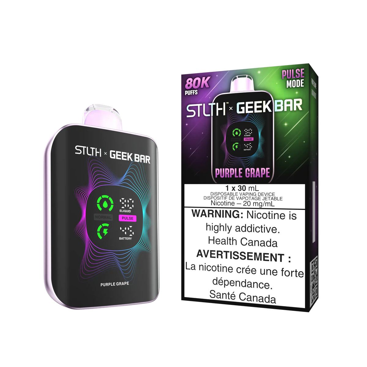 Purple Grape Stlth x Geek Bar - Disposable 80K