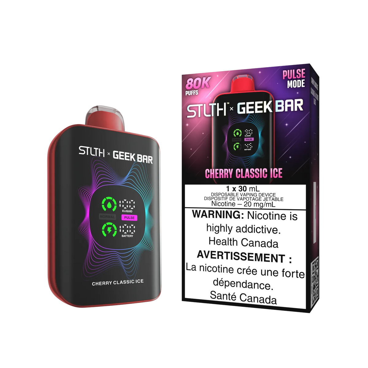 Cherry Classic Ice Stlth x Geek Bar - Disposable 80K by STLTH x GEEK BAR