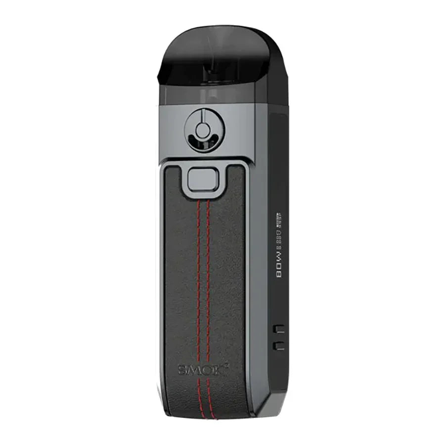 SMOK Nord 4 Kit with a vibrant rainbow honeycomb pattern, black mouthpiece, and display screen.