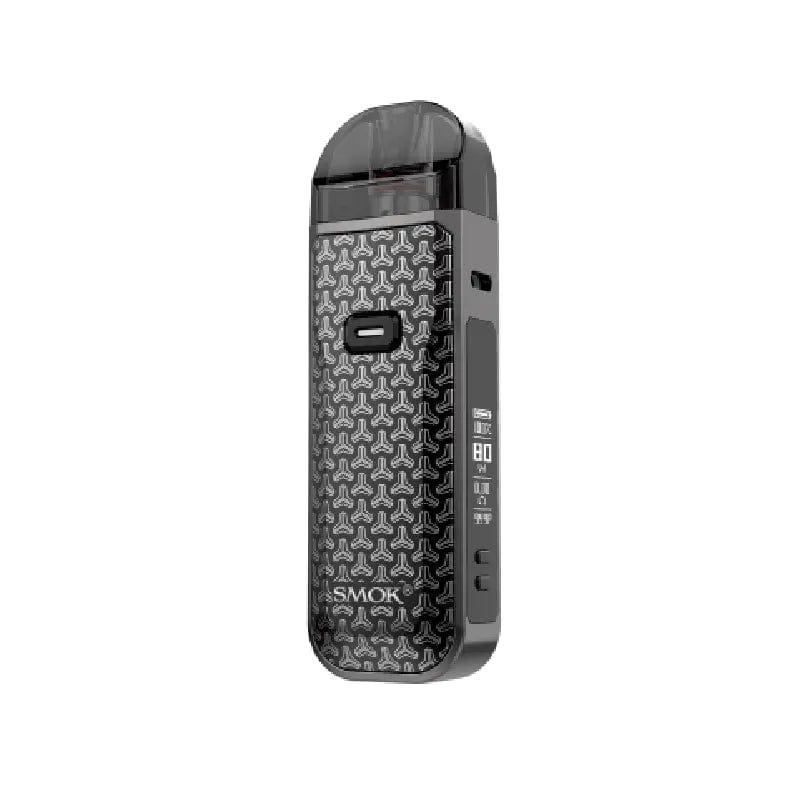 SMOK Nord 5 Kit in grey with textured panel, clear pod, and digital display showing "80".