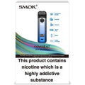 SMOK Novo 4 Kit in black and white fluid art design, featuring a screen and pod.