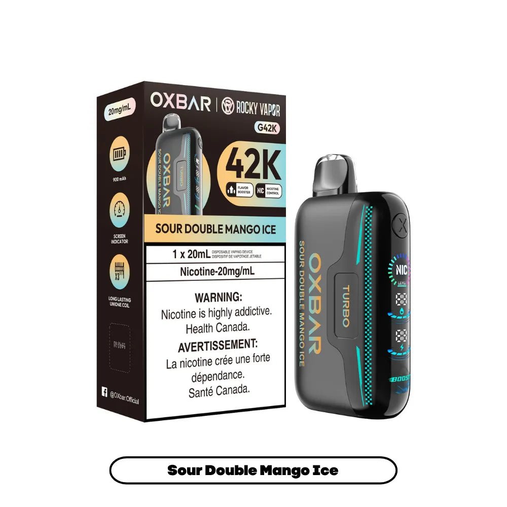 Sour Double Mango Ice Oxbar G42K - Disposable 42K by OXBAR