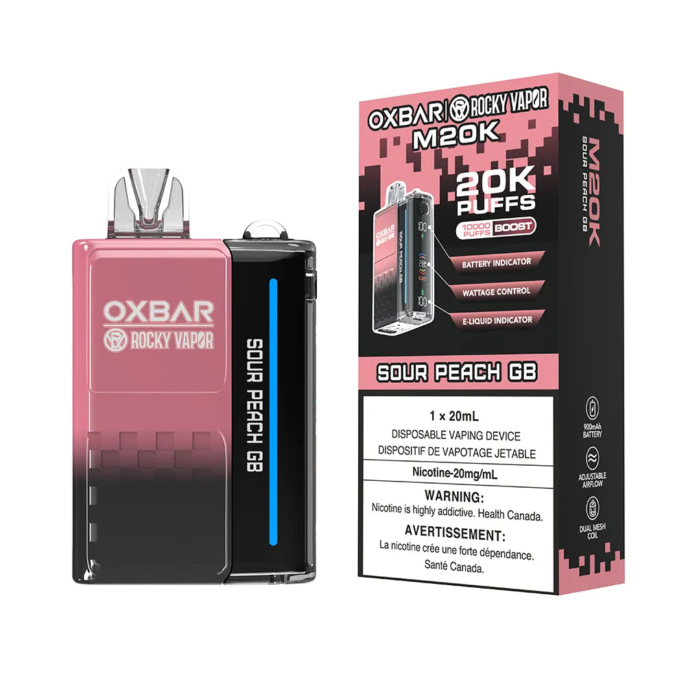 Sour Peach GB Oxbar M20K - Disposable Vape
