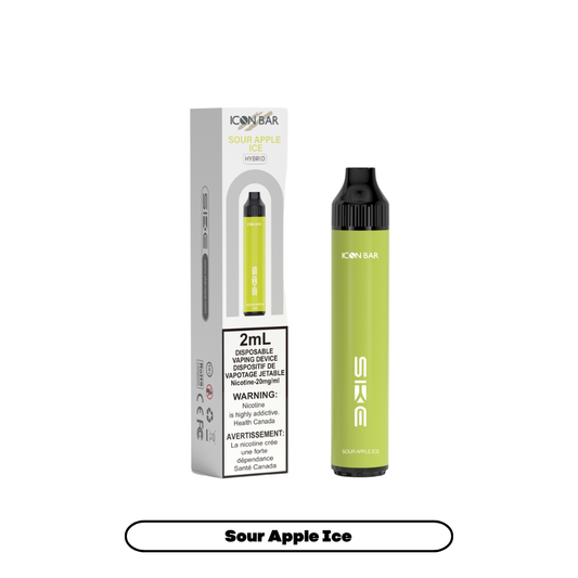 Sour Apple Ice Icon Bar Hybrid - Disaposable 2K