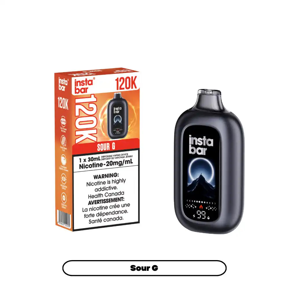 Sour G Insta Bar 120K - Disposable Vape