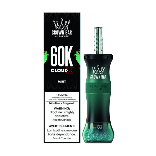 Mint Al Fakher Cloud X - Shisha-Style Disposable Vape 60K