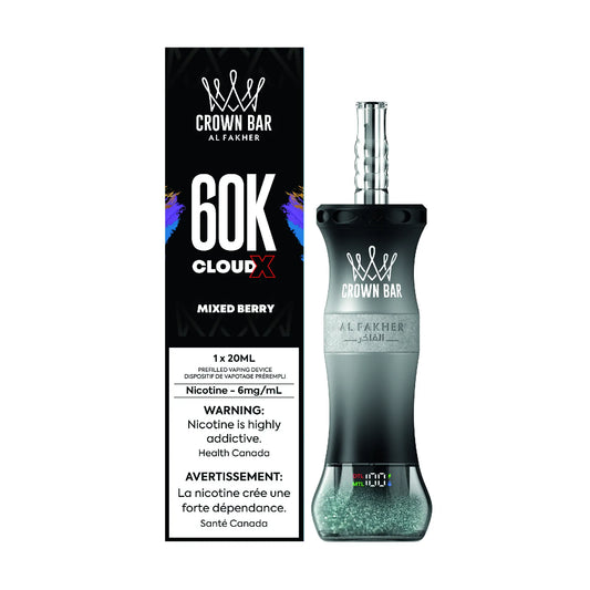Mixed Berry Al Fakher Cloud X - Shisha-Style Disposable Vape 60K