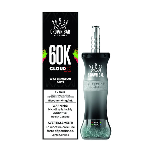 Watermelon Kiwi Al Fakher Cloud X - Shisha-Style Disposable Vape 60K