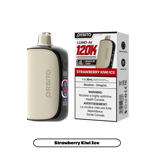 Strawberry Kiwi Ice Orbito Lumo AI 30mL [10mg] - Disposable Vape 120K