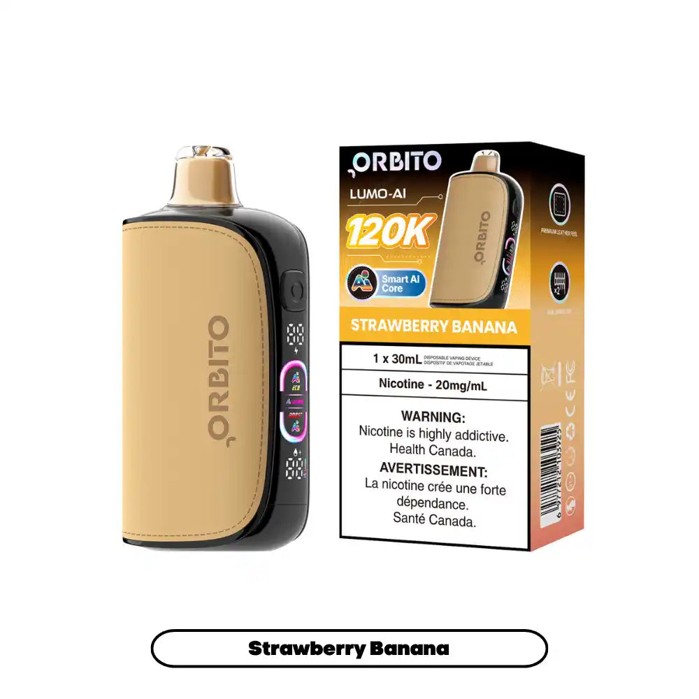 Strawberry Banana Orbito Lumo AI - Disposable 120K by ORBITO