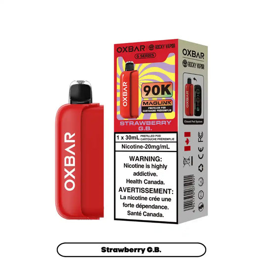 Strawberry G.B Oxbar Maglink Pods (G Series) 90K